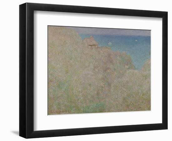 Cliffs at Varengeville, 1897-Claude Monet-Framed Giclee Print