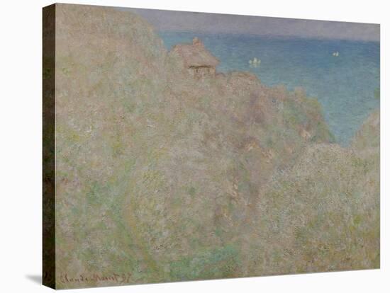 Cliffs at Varengeville, 1897-Claude Monet-Stretched Canvas