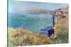 Cliffs at Varengeville-Claude Monet-Stretched Canvas