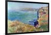 Cliffs at Varengeville-Claude Monet-Framed Art Print