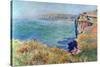 Cliffs at Varengeville-Claude Monet-Stretched Canvas