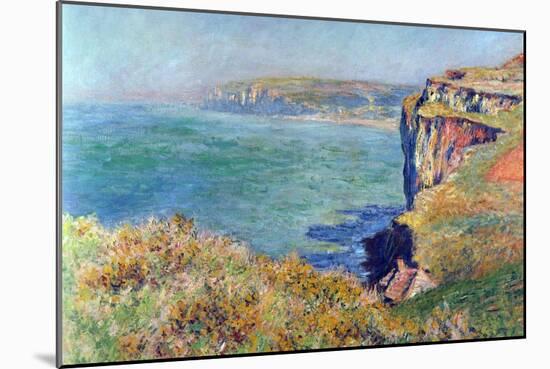 Cliffs at Varengeville-Claude Monet-Mounted Art Print