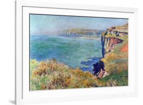 Cliffs At Varengeville-Claude Monet-Framed Art Print