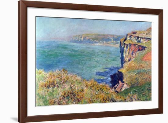 Cliffs At Varengeville-Claude Monet-Framed Art Print