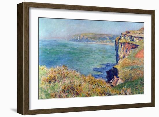 Cliffs At Varengeville-Claude Monet-Framed Art Print