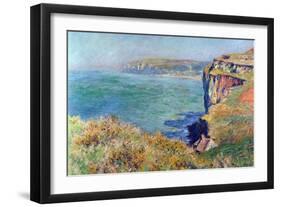 Cliffs At Varengeville-Claude Monet-Framed Art Print