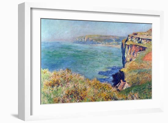 Cliffs At Varengeville-Claude Monet-Framed Art Print