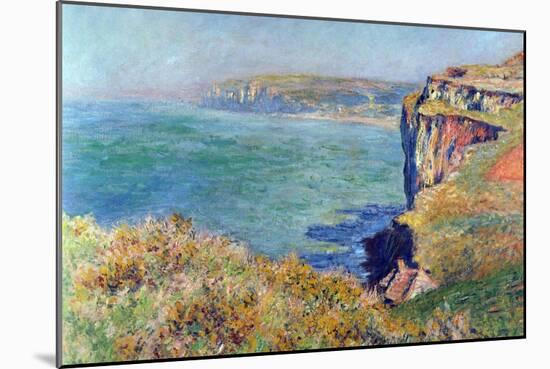 Cliffs At Varengeville-Claude Monet-Mounted Art Print