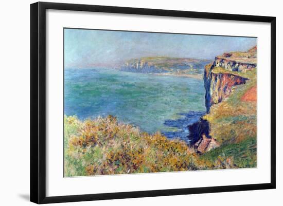 Cliffs At Varengeville-Claude Monet-Framed Art Print