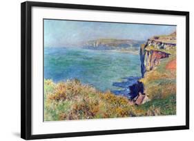 Cliffs At Varengeville-Claude Monet-Framed Art Print