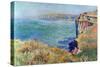 Cliffs At Varengeville-Claude Monet-Stretched Canvas