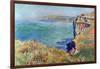 Cliffs At Varengeville-Claude Monet-Framed Art Print