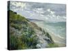 Cliffs by the Sea at Trouville-Gustave Caillebotte-Stretched Canvas