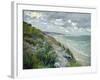 Cliffs by the Sea at Trouville-Gustave Caillebotte-Framed Premium Giclee Print