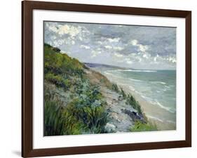 Cliffs by the Sea at Trouville-Gustave Caillebotte-Framed Giclee Print