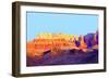 Cliffs & Canyon-Douglas Taylor-Framed Photographic Print