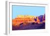 Cliffs & Canyon-Douglas Taylor-Framed Photographic Print