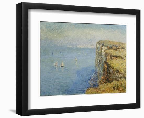 Cliffs in Normandy; Falaises En Normandie, 1901-Gustave Loiseau-Framed Giclee Print