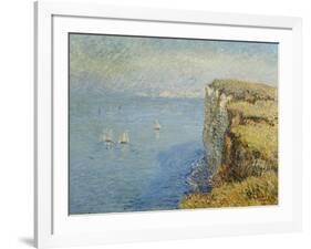 Cliffs in Normandy-Gustave Loiseau-Framed Giclee Print