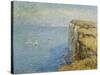 Cliffs in Normandy-Gustave Loiseau-Stretched Canvas