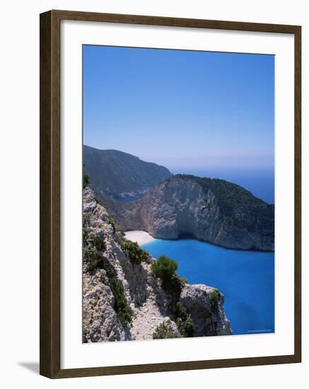 Cliffs, Kefalonia, Ionian Islands, Greece-J Lightfoot-Framed Photographic Print