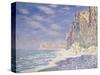 Cliffs Near Fecamp, 1881-Claude Monet-Stretched Canvas