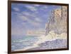 Cliffs Near Fecamp, 1881-Claude Monet-Framed Giclee Print