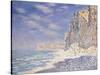 Cliffs Near Fecamp, 1881-Claude Monet-Stretched Canvas