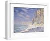 Cliffs Near Fecamp, 1881-Claude Monet-Framed Giclee Print