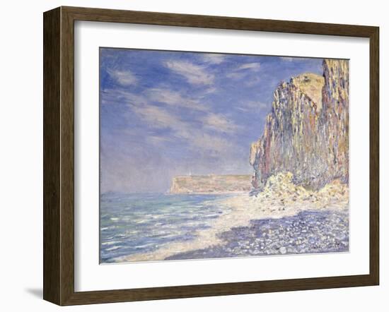 Cliffs Near Fecamp, 1881-Claude Monet-Framed Giclee Print