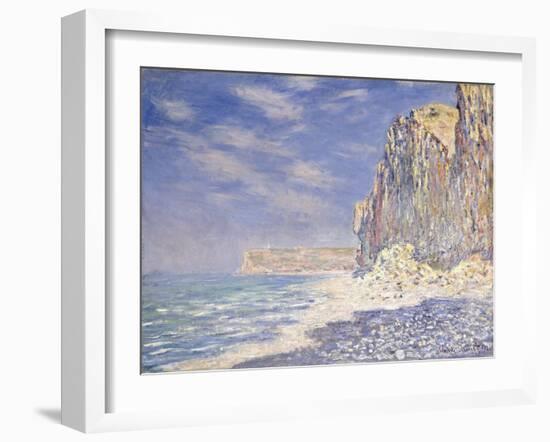 Cliffs Near Fecamp, 1881-Claude Monet-Framed Giclee Print