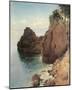 Cliffs near Final-Marina-Eugen Bracht-Mounted Art Print