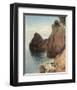 Cliffs near Final-Marina-Eugen Bracht-Framed Art Print