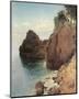 Cliffs near Final-Marina-Eugen Bracht-Mounted Art Print