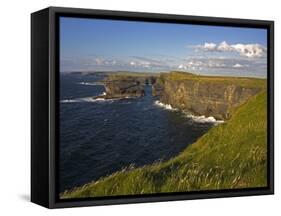 Cliffs Near Kilkee, Loop Head, County Clare, Munster, Republic of Ireland, Europe-Richard Cummins-Framed Stretched Canvas