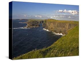 Cliffs Near Kilkee, Loop Head, County Clare, Munster, Republic of Ireland, Europe-Richard Cummins-Stretched Canvas