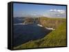 Cliffs Near Kilkee, Loop Head, County Clare, Munster, Republic of Ireland, Europe-Richard Cummins-Framed Stretched Canvas