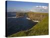 Cliffs Near Kilkee, Loop Head, County Clare, Munster, Republic of Ireland, Europe-Richard Cummins-Stretched Canvas