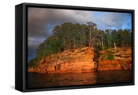 Cliffs Of Apostle Islands National Lakeshore-Steve Gadomski-Framed Stretched Canvas