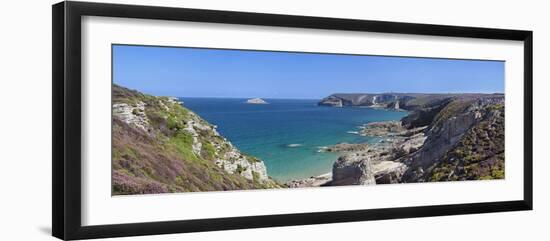 Cliffs of Cap Frehel, Cotes D'Armor, Brittany, France, Europe-Markus Lange-Framed Photographic Print