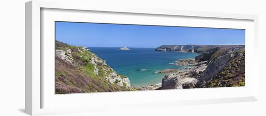 Cliffs of Cap Frehel, Cotes D'Armor, Brittany, France, Europe-Markus Lange-Framed Photographic Print