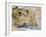 Cliffs of Etretat. the Pied Du Cheval, 1838 (W/C and Gouache on Paper)-Eugene Delacroix-Framed Giclee Print