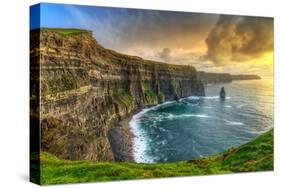 Cliffs of Moher at Sunset, Co. Clare, Ireland-Patryk Kosmider-Stretched Canvas