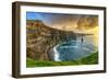 Cliffs of Moher at Sunset, Co. Clare, Ireland-Patryk Kosmider-Framed Photographic Print