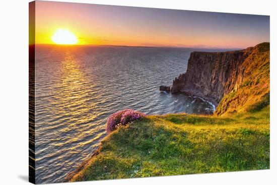 Cliffs of Moher at Sunset in Co. Clare, Ireland-Patryk Kosmider-Stretched Canvas