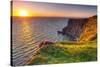 Cliffs of Moher at Sunset in Co. Clare, Ireland-Patryk Kosmider-Stretched Canvas