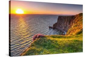 Cliffs of Moher at Sunset in Co. Clare, Ireland-Patryk Kosmider-Stretched Canvas