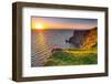 Cliffs of Moher at Sunset in Co. Clare, Ireland-Patryk Kosmider-Framed Photographic Print