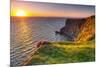 Cliffs of Moher at Sunset in Co. Clare, Ireland-Patryk Kosmider-Mounted Photographic Print