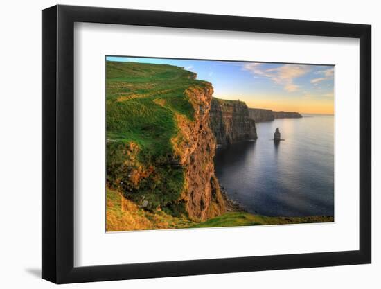 Cliffs of Moher at Sunset - Ireland-Patryk Kosmider-Framed Photographic Print